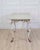 19th Century French Painted Iron Table with Marble Top and Lion Paw Feet For Sale - Image 4 of 7