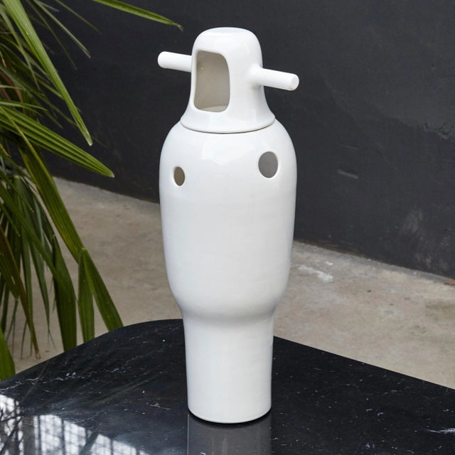 Contemporary Glazed Stoneware Showtime Vase Number 4 by Jaime Hayon For Sale - Image 3 of 8