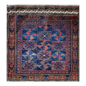 Antique Fine Belouch Turkoman Prayer Rug/Bag #17546 23" X 36"