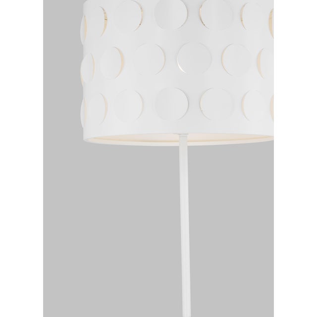Kate Spade Kate Spade by Visual Comfort Studio Dottie Floor Lamp, Matte White For Sale - Image 4 of 4