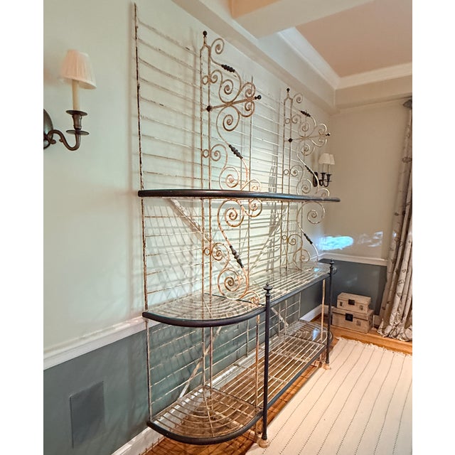 French Antique French Bakers Rack For Sale - Image 3 of 14