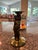 Antique Egyptian Revival Brass Figural Candle Holder Stand For Sale In Philadelphia - Image 6 of 7
