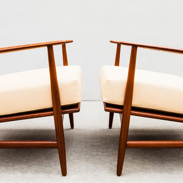Vintage Danish "Spear" Lounge Chairs in Teak by Kofod-Larsen for Selig For Sale - Image 11 of 18