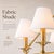 Rustic Aloadecor Classic Large Warm Brass Two-Tier Chandelier With White Shades For Sale - Image 3 of 8