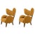 Set of Orange Raf Simons Vidar 3 Smoked Oak My Own Lounge Chair by Lassen For Sale - Image 6 of 6