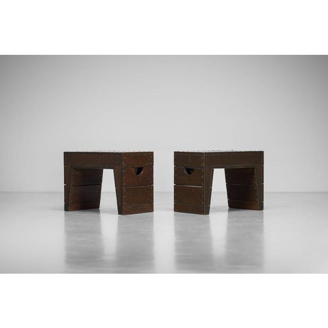 Stools by Jan de Jong for Nursing Home Eindhoven, 1966, Set of 3 For Sale - Image 6 of 18