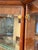 Henredon Set of 2 Cherry Wood Vitrine Illuminated Display Cabinets Book Matched Pair For Sale - Image 6 of 18