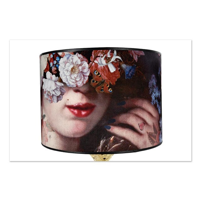 Metal Gilded Bronze Candlestick Lamps, Set of 3 For Sale - Image 7 of 8