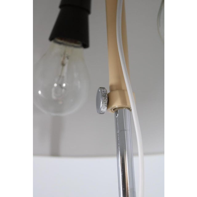 Space Age Mushroom Floor Lamp in Metal from Napako, Former Czechoslovakia, 1970s For Sale - Image 4 of 10