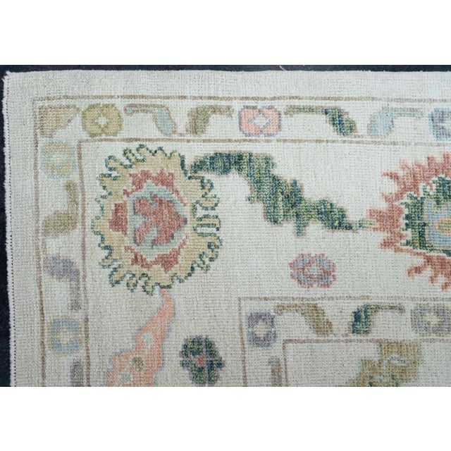 Early 21st Century Turkish Oushak Rug 9'4" x 12'11" #20385 For Sale - Image 5 of 8