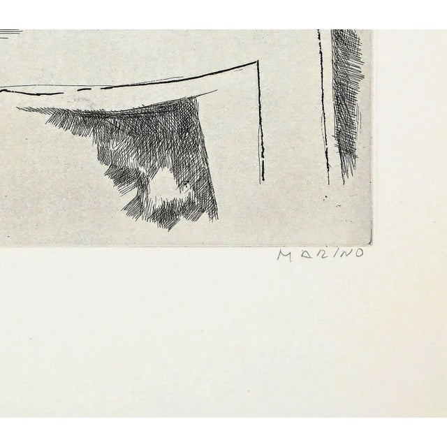 Marino Marini - The Idea Knight - Etching - 1958 For Sale - Image 3 of 4