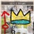 Boxing for the Crown - Original Pop Street Art Acrylic Painting on Newspaper by Gary John For Sale - Image 4 of 5