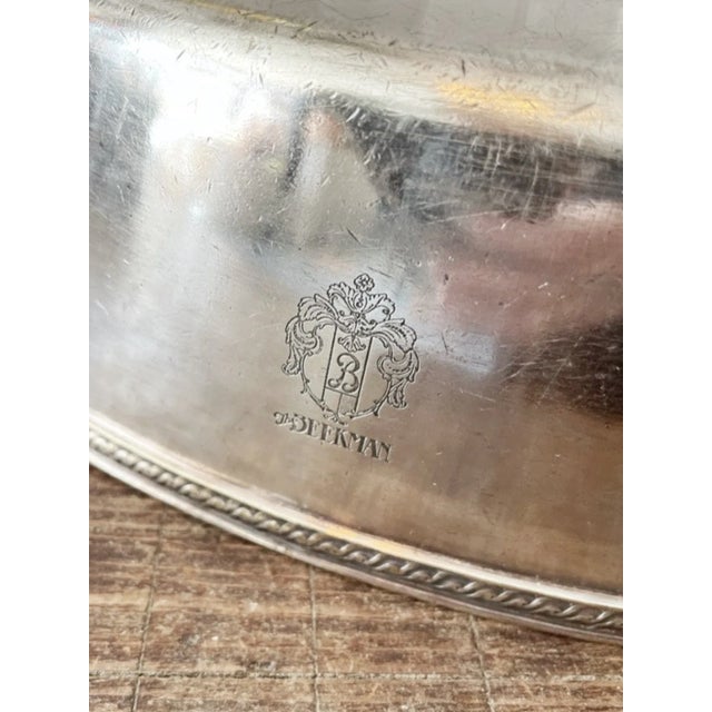1926 Silver Plated Platter Cover From the Beekman Nyc For Sale In New York - Image 6 of 8