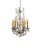 Vintage French Blown Amethist and Clear Crystal Chandelier, 1920s For Sale - Image 4 of 18