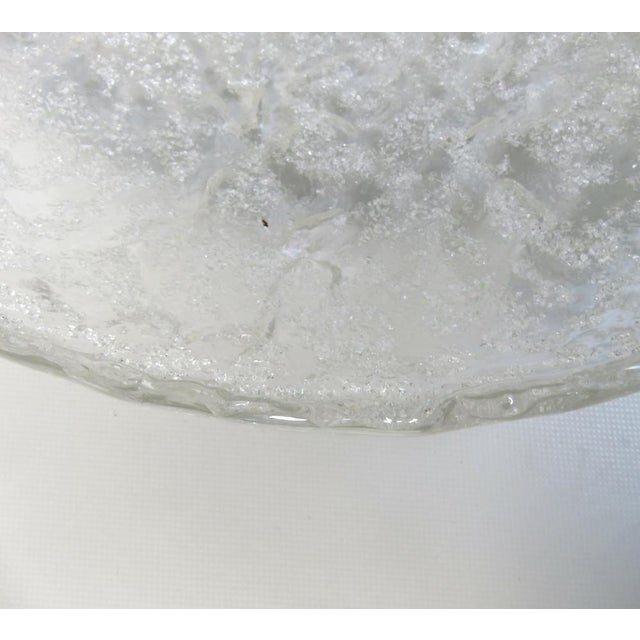 Ceiling Light in Brass and Ice Glass from Schröder & Co, 1970s For Sale - Image 15 of 18