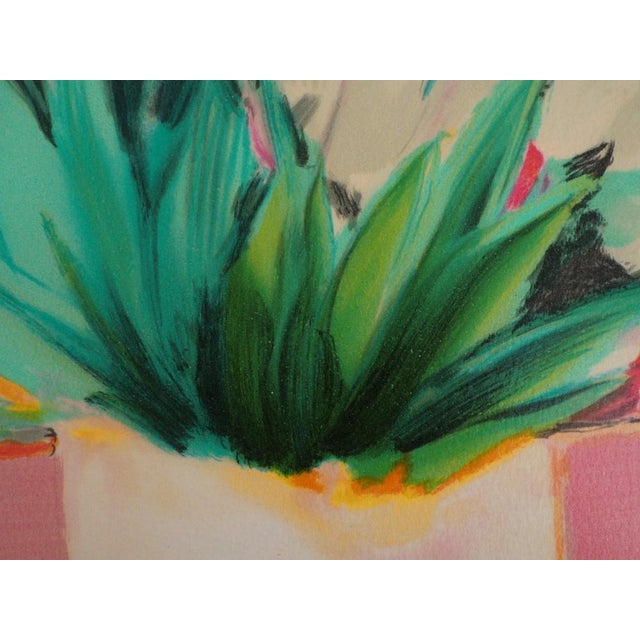 Claude Hemeret, Bouquet d'Iris blancs, Lithograph For Sale - Image 4 of 7