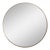 Regina Andrew Hanging Circular Mirror in Natural Brass For Sale