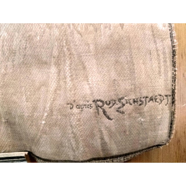 1900 - 1909 Antique 1905 Machine Loomed Tapestry From France For Sale - Image 5 of 6