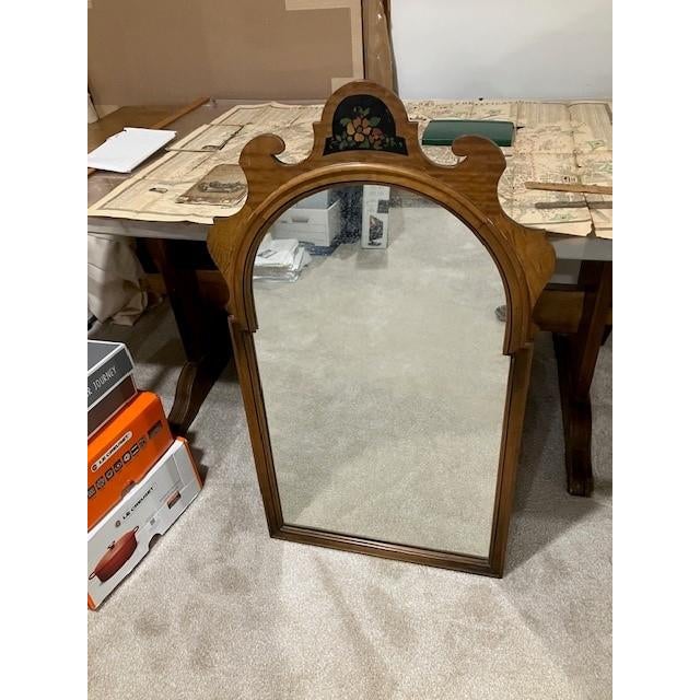Wood Frame Walll Mirror For Sale In Washington DC - Image 6 of 9