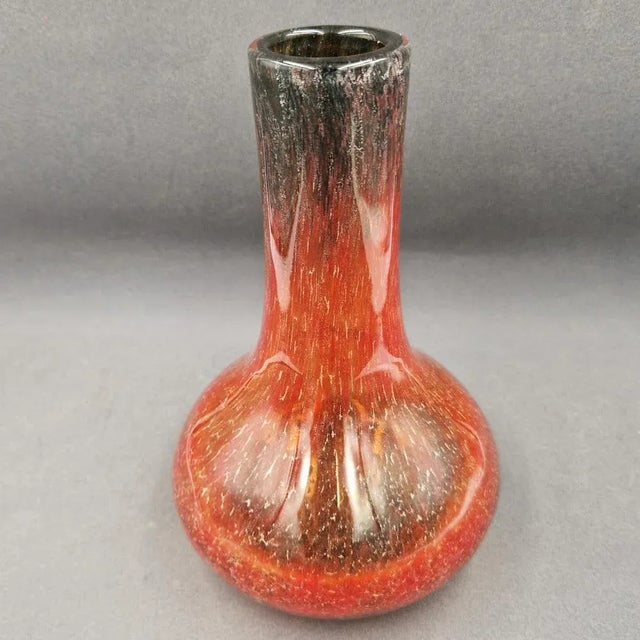 Vintage Orange Vase from WMF, 1940s For Sale - Image 8 of 8