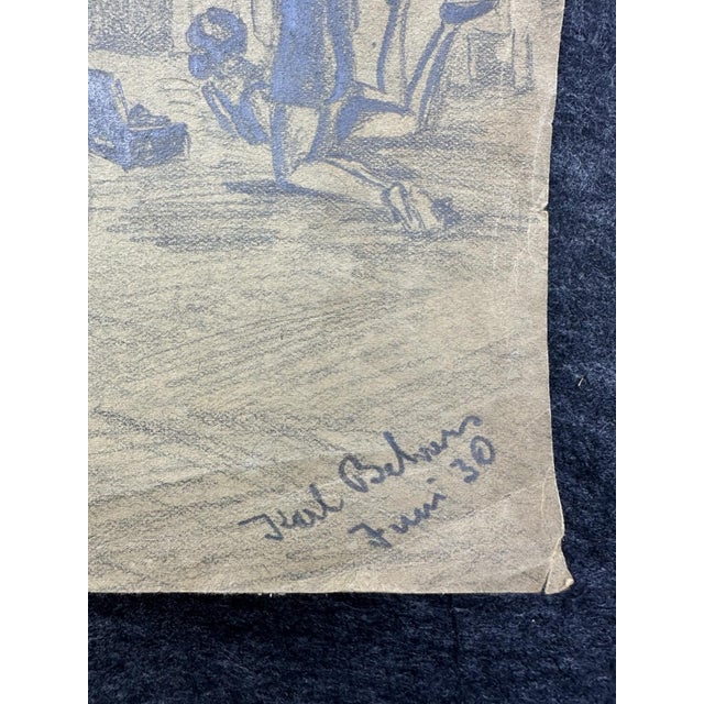 Sport Reck Leibesübungen, 1930, Pencil on Paper For Sale - Image 11 of 12