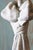 Vintage Sculptural Trompe l'Oeil Plaster "Drape" Floor Lamp After John Dickinson For Sale - Image 14 of 16