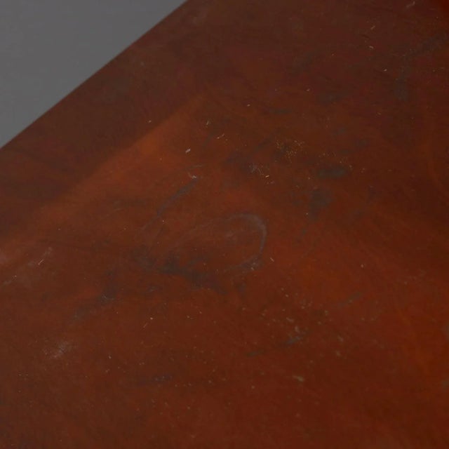 Victorian Antique Horner School Carved Mahogany Chest of Drawers and Mirror, Circa 1900 For Sale - Image 3 of 13