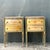 Vintage Distressed Hand-Painted Wood Nightstands For Sale In West Palm - Image 6 of 16