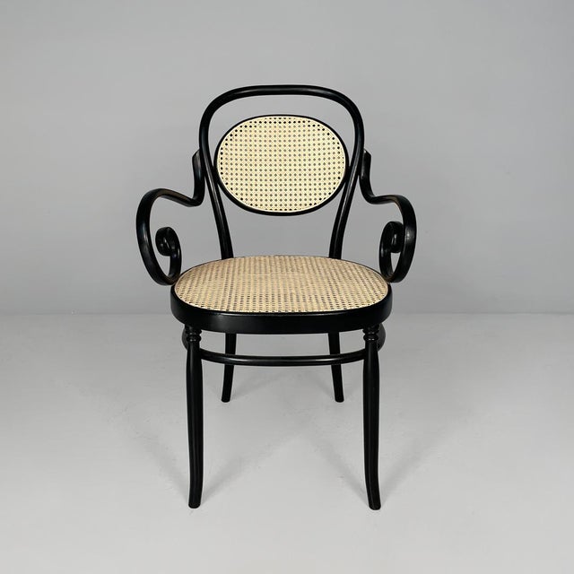 Italian Chairs in Straw and Wood for Sautto and Liberale, 1930s, Set of 6 For Sale - Image 3 of 13