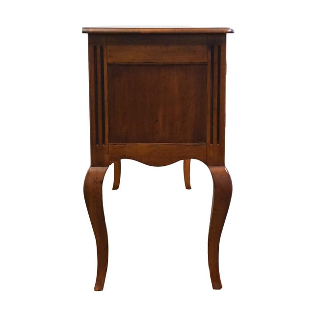 Late 20th Century Hickory White Solid Cherry Traditional Style 68" Sideboard Buffet For Sale - Image 13 of 14