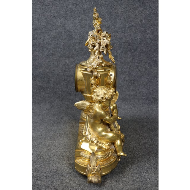 Neoclassical Superb Figural Bronze With Cherubs by Samuel Marti Sold by Barrd & Vignon For Sale - Image 3 of 18