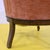 High-Back Wooden Chair with Pink Upholstery For Sale - Image 10 of 14