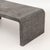 Textile Karl Springer Style Gray Grasscloth Coffee Table For Sale - Image 7 of 9