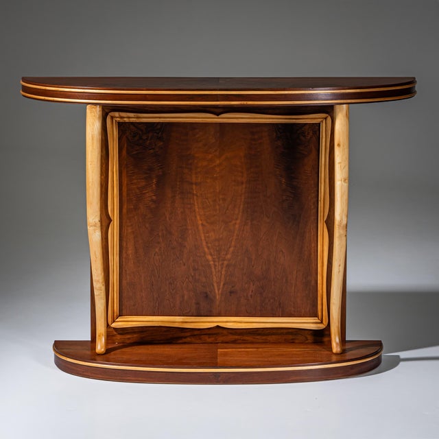 Mid-Century Wall Console, Italy, 1950s For Sale - Image 9 of 9