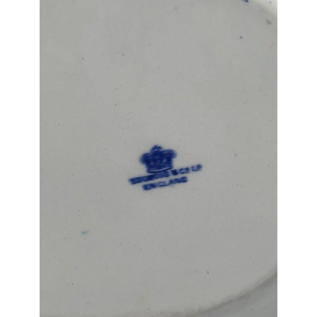Early 20th Century Wedgwood & Co. Blue Willow Transferware Platter For Sale - Image 11 of 12
