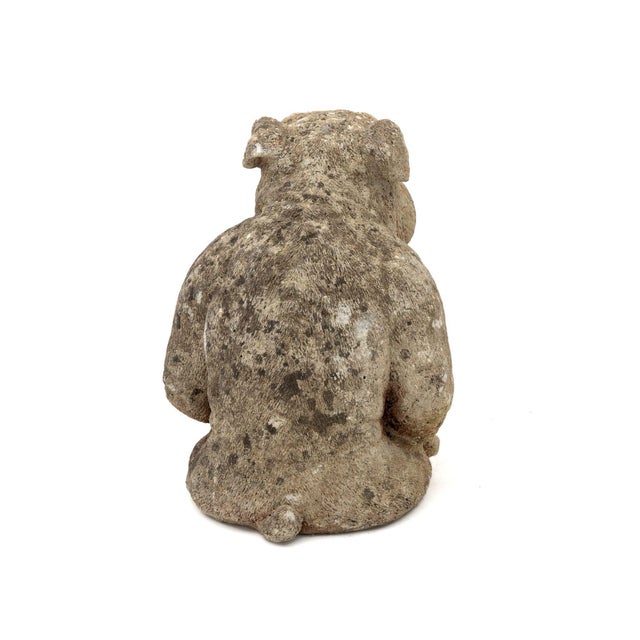 Sculpture Materials English Bulldog Garden Statue, English Mid 20th C. For Sale - Image 7 of 8