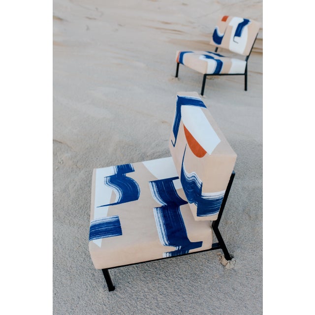 Tiffany Bouelle Left O2 Armchair by Babel Brune For Sale - Image 6 of 8