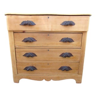Antique American Scrubbed Pine Dresser For Sale