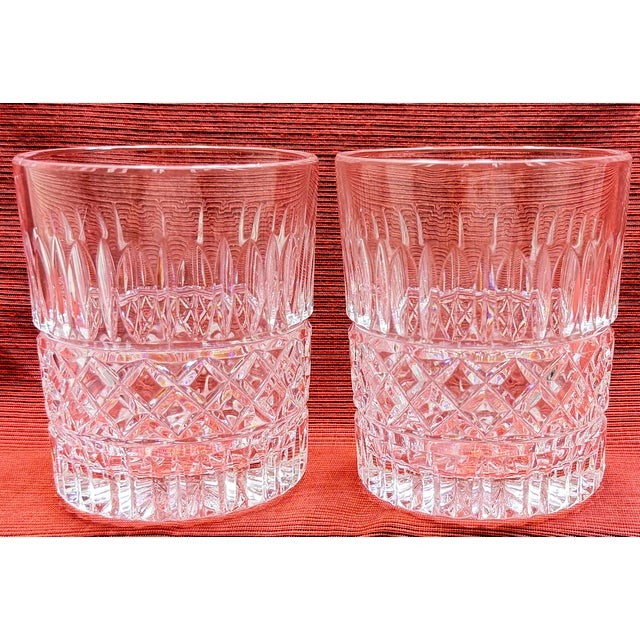 Vintage Old Fashioned Whiskey Cut Glass Glasses - Set of 11 For Sale In Greenville, SC - Image 6 of 15