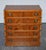 Antiques of London Vintage Military Campaign Yew Wood Secretary Chest of Drawers A handsome vintage military campaign...