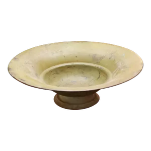 Rustic Vintage Heavy Gauge Metal Distressed Centerpiece