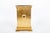 Vintage French Regulator Style Three-Glass Brass Mantel Clock For Sale - Image 10 of 11