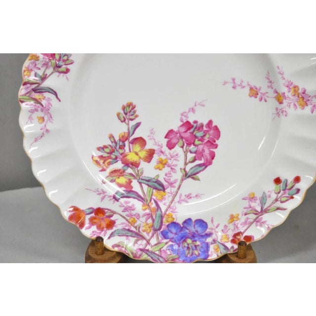 Ceramic Mid 20th Century Spode England "Chelsea Garden" Bone China Porcelain Dinner Set of 51 Pc For Sale - Image 7 of 13