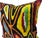 Textile Ikat Silk Lumbar Cushion Cover with Tribal Design, 2000s For Sale - Image 7 of 11