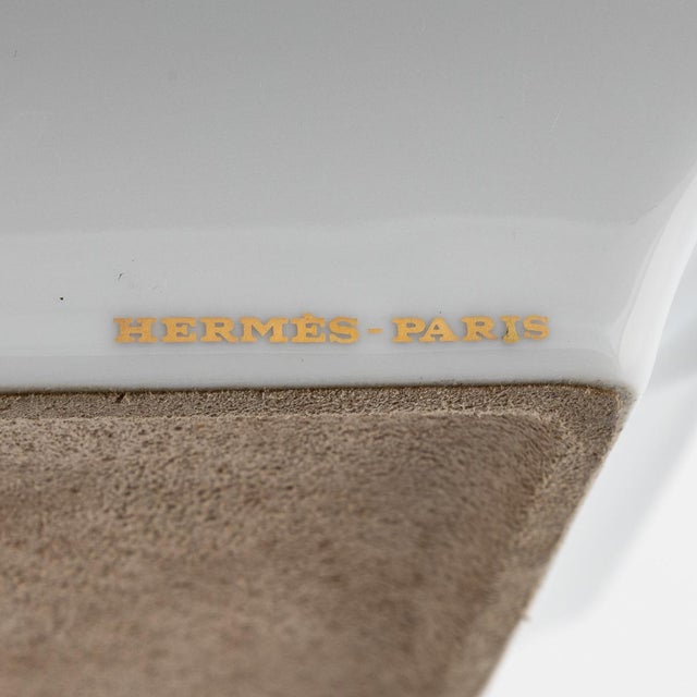 Vintage French Ceramic Ashtray by Hermès, 1990s For Sale - Image 14 of 16