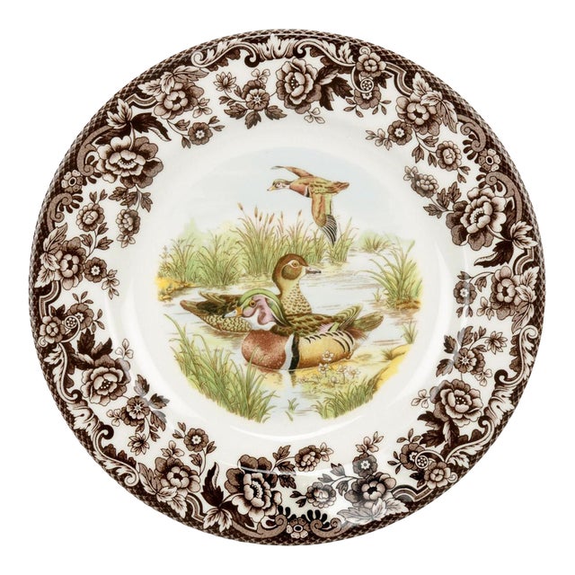 Spode Woodland Dinner Plate 10.5", Wood Duck For Sale