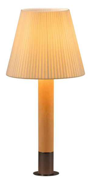Bronze and Natural Básica M1 Table Lamp by Santiago Roqueta for Santa & Cole