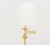 Modern Modern Polished Brass Adjustable Floor Lamps, Pair For Sale - Image 3 of 8