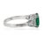 Contemporary Colombian Emerald Ring For Sale - Image 3 of 5