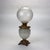Victorian Antique Opalescent Embossed Glass Gone With the Wind Oil Lamp C1890 For Sale - Image 3 of 12